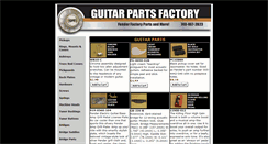 Desktop Screenshot of guitarpartsresource.com